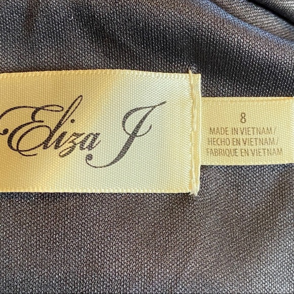 Eliza J Glitter Knit Off The Shoulder Dress Size 8 Party Sparkle New Yeara - Picture 10 of 14